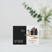 Real Anwesen Business Card Visitenkarte (Stehend Vorderseite)