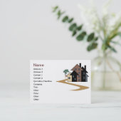 Real Anwesen Business Card Visitenkarte (Stehend Vorderseite)