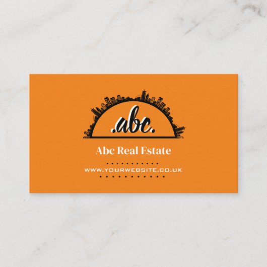 Real Anwesen Business Card Visitenkarte (Vorderseite)