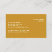 Real Anwesen Business Card Visitenkarte (Rückseite)