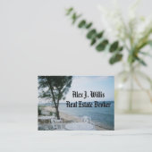 Real Anwesen Business Office Beruflich Visitenkarte (Stehend Vorderseite)