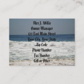 Real Anwesen Business Office Beruflich Visitenkarte (Rückseite)