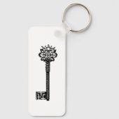 Real Anwesen Business Skelett Key Schlüsselanhänge Schlüsselanhänger (Rückseite)