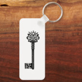 Real Anwesen Business Skelett Key Schlüsselanhänge Schlüsselanhänger (Rückseite)