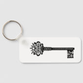 Real Anwesen Business Skelett Key Schlüsselanhänge Schlüsselanhänger (Rückseite)