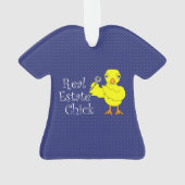 Real Anwesen Chick Ornament (Rückseite)