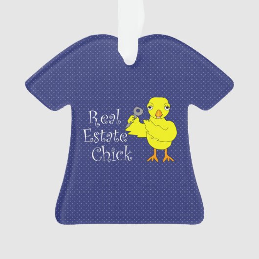 Real Anwesen Chick Ornament (Vorderseite)