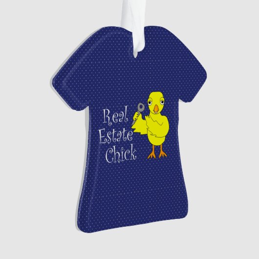 Real Anwesen Chick Ornament (Vorderseite)