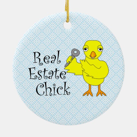 Real Anwesen Chick Ornament (Hinten)