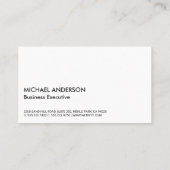 Real Anwesen City Skyline | Marmor Visitenkarte (Rückseite)