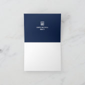 Real Anwesen Classic Blue Danke Card (Innenseite)