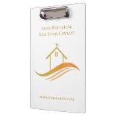 Real Anwesen Company Gold House Custom Marketing Klemmbrett (Links)
