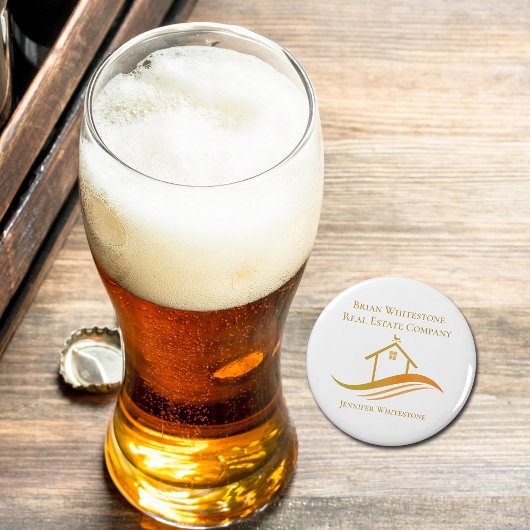 Real Anwesen Company Gold House Custom Realtor Flaschenöffner