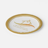 Real Anwesen Company Gold Open House individuell a Pappteller (Schrägansicht)