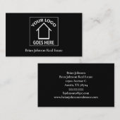 Real Anwesen Company hinzufügen Sie Ihre Logokombi Visitenkarte (Vorne/Hinten)