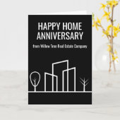 Real Anwesen Company Marketing Custom Chic Realtor Karte (Gelbe Blume)