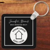 Real Anwesen Company Moderne Logos für benutzerdef Schlüsselanhänger (Rückseite)