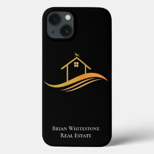 Real Anwesen Company Moderne schicke Gold Black Re Case-Mate iPhone Hülle