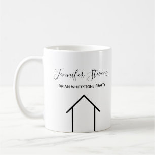 Real Anwesen Company Modernes Haus Custom Realtor Kaffeetasse