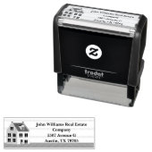 Real Anwesen Company Niedlich House Rücksendeadres Permastempel (Beispiel)