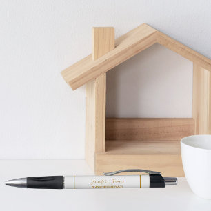 Real Anwesen Company Open House Custom Gold Realty Kugelschreiber