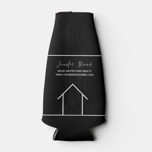 Real Anwesen Company Open House Modernes Marketing Flaschenkühler (Vorderseite)