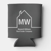 Real Anwesen Company Personalisiert Gray Realtor Dosenkühler (Vorderseite)