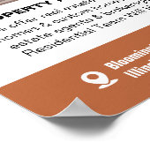 Real Anwesen Custom Poster (Ecke)