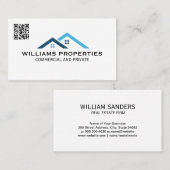 Real Anwesen | Dachlogo | QR-Code Visitenkarte (Vorne/Hinten)