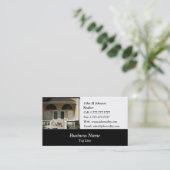 Real Anwesen Deluxe Business Card Visitenkarte (Stehend Vorderseite)