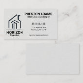 Real Anwesen Developers Property Developers Visitenkarte (Vorne/Hinten)
