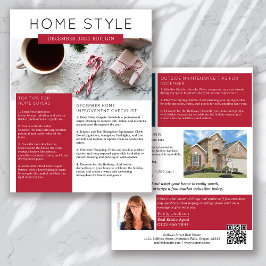 Real Anwesen Dezember Newsletter Werbeaktion Flyer