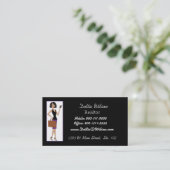 Real Anwesen Diva Business Card Visitenkarte (Stehend Vorderseite)