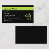 Real Anwesen Einzigartige Visitenkarten Visitenkarte (Vorne/Hinten)