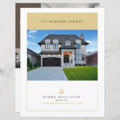 Real Anwesen Feature Sheet Eleganter benutzerdefin (Vorne/Hinten)