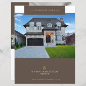 Real Anwesen Feature Sheet Eleganter benutzerdefin (Vorne/Hinten)