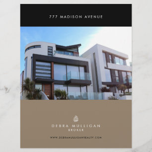 Real Anwesen Feature Sheet Eleganter benutzerdefin