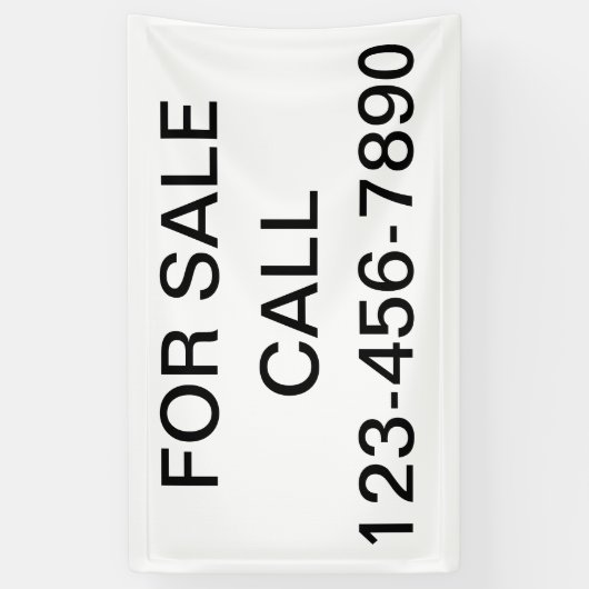 Real Anwesen for Sale Banner Signs (Vertikal)