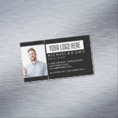 Real Anwesen Foto Magnetische Visitenkarte (Beispiel)