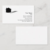 Real-Anwesen für berufliche Logos Visitenkarte (Vorne/Hinten)