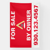 Real Anwesen für den Verkauf durch den Eigentümer Banner (Vertikal)