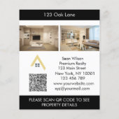 Real Anwesen für den Verkauf Listung Modernes Foto Flyer (Hinten)