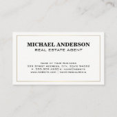 Real Anwesen Gebäude | Drahtrahmen - Hintergrund Visitenkarte (Rückseite)