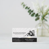 Real Anwesen Gebäude | Küste Visitenkarte (Stehend Vorderseite)