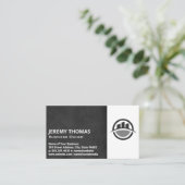 Real Anwesen Gebäude | Moderne Stadt Visitenkarte (Stehend Vorderseite)