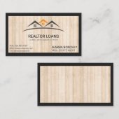 Real Anwesen | Gebäude-Symbol | Holzschnitt | Gren Visitenkarte (Vorne/Hinten)