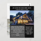 Real Anwesen gerade aufgeführt Postkarte (Vorne/Hinten)