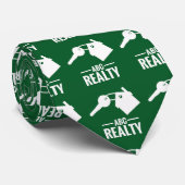 Real Anwesen Green Agency Brand Neck Tie Krawatte (Gerollt)