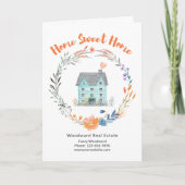 Real Anwesen Herzlichen Glückwunsch Neue Zuhause S Karte (Vorderseite)