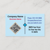 Real Anwesen & House Broker (QR Code) Bester Immob Visitenkarte (Rückseite)